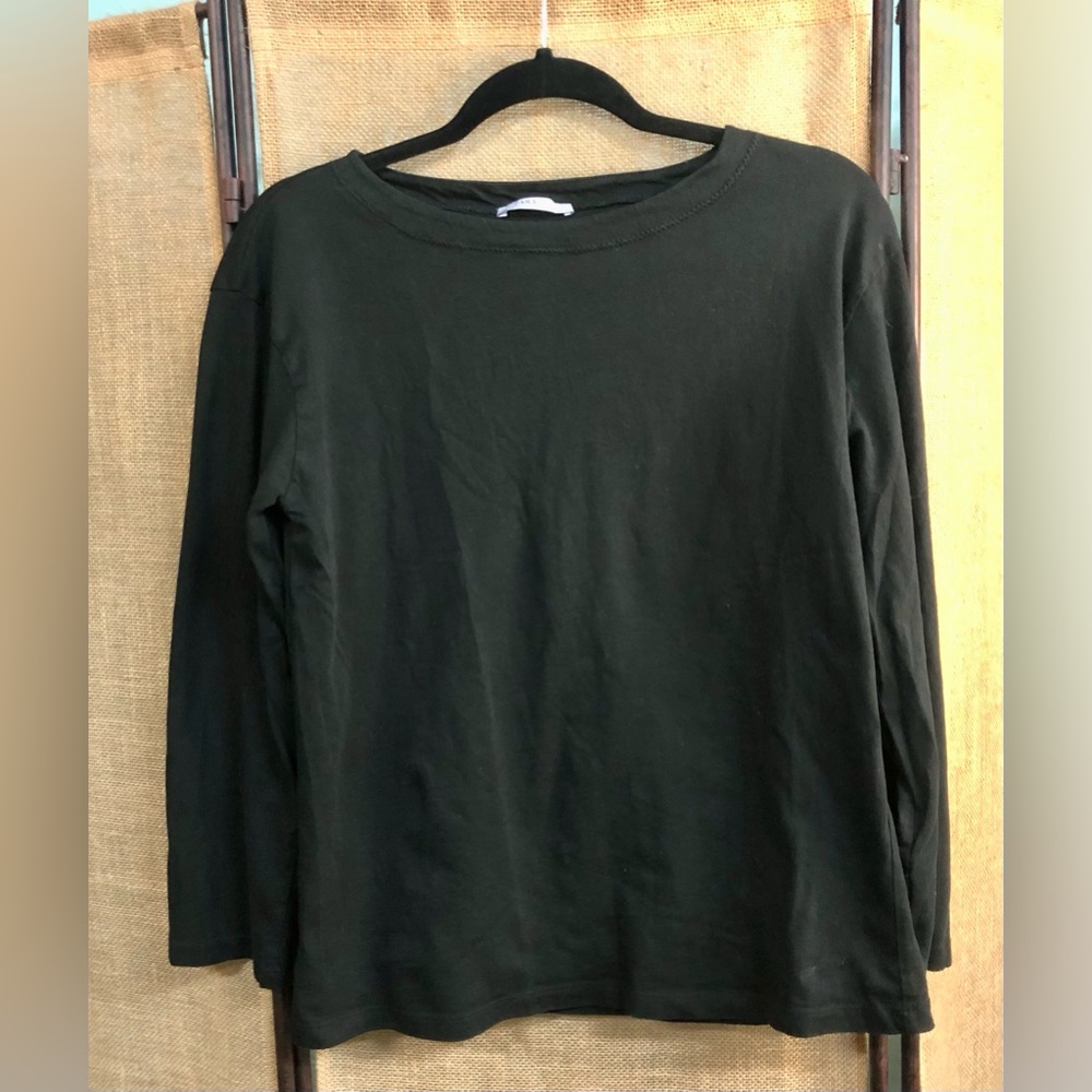 Zara Black Basic Tee Size S